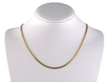 45662 - Italy Gold Curb Link Chain Necklace