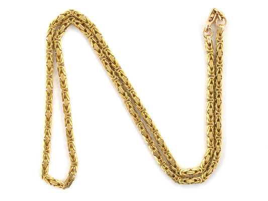 45692 - Gold Box Link Chain Necklace