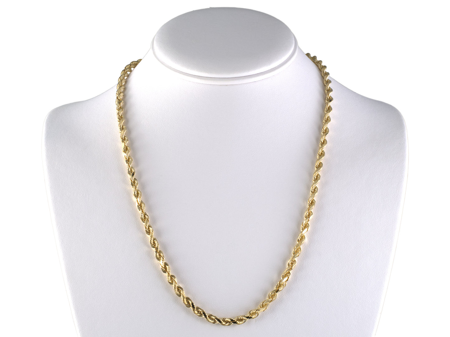 45733 - Gold Solid Rope Necklace