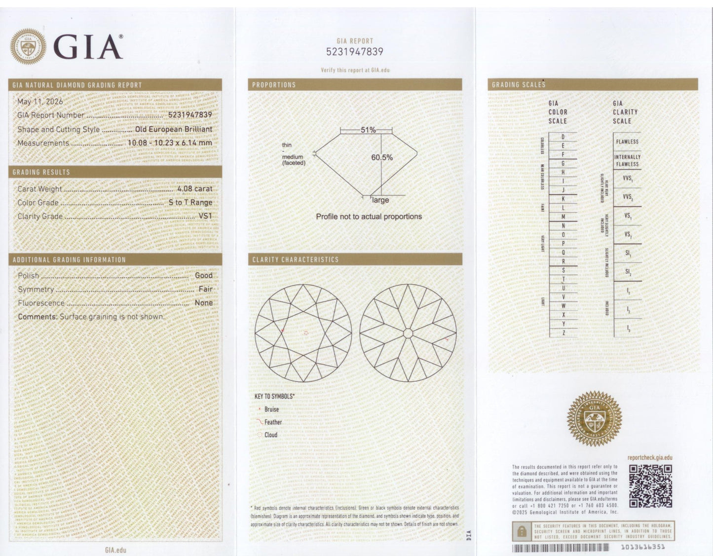 52538 - Platinum Gold GIA Diamond Stud Earrings