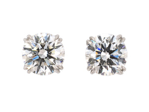 52548 - Platinum GIA Diamond Stud Earrings