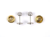 53084 - Tiffany Platinum Diamond Ball Stud Earrings