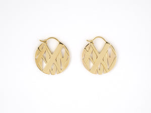 54176 - SOLD - Tiffany Atlas Italy Gold Earrings