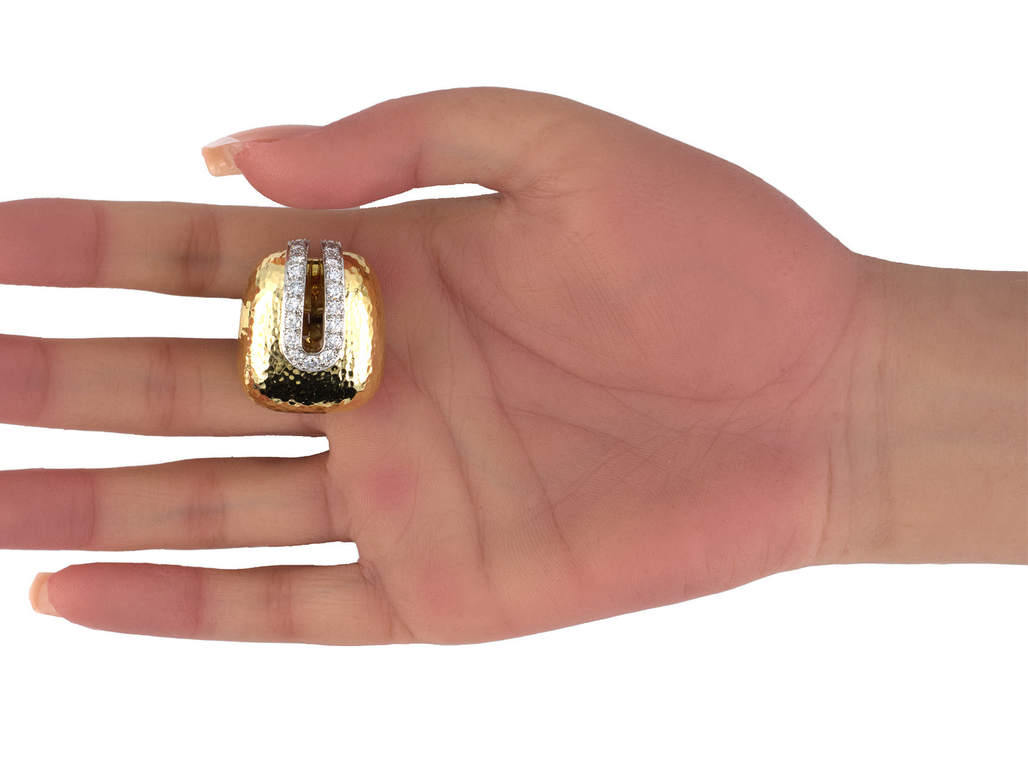54262 - "Webb" Gold Platinum Diamond Earrings