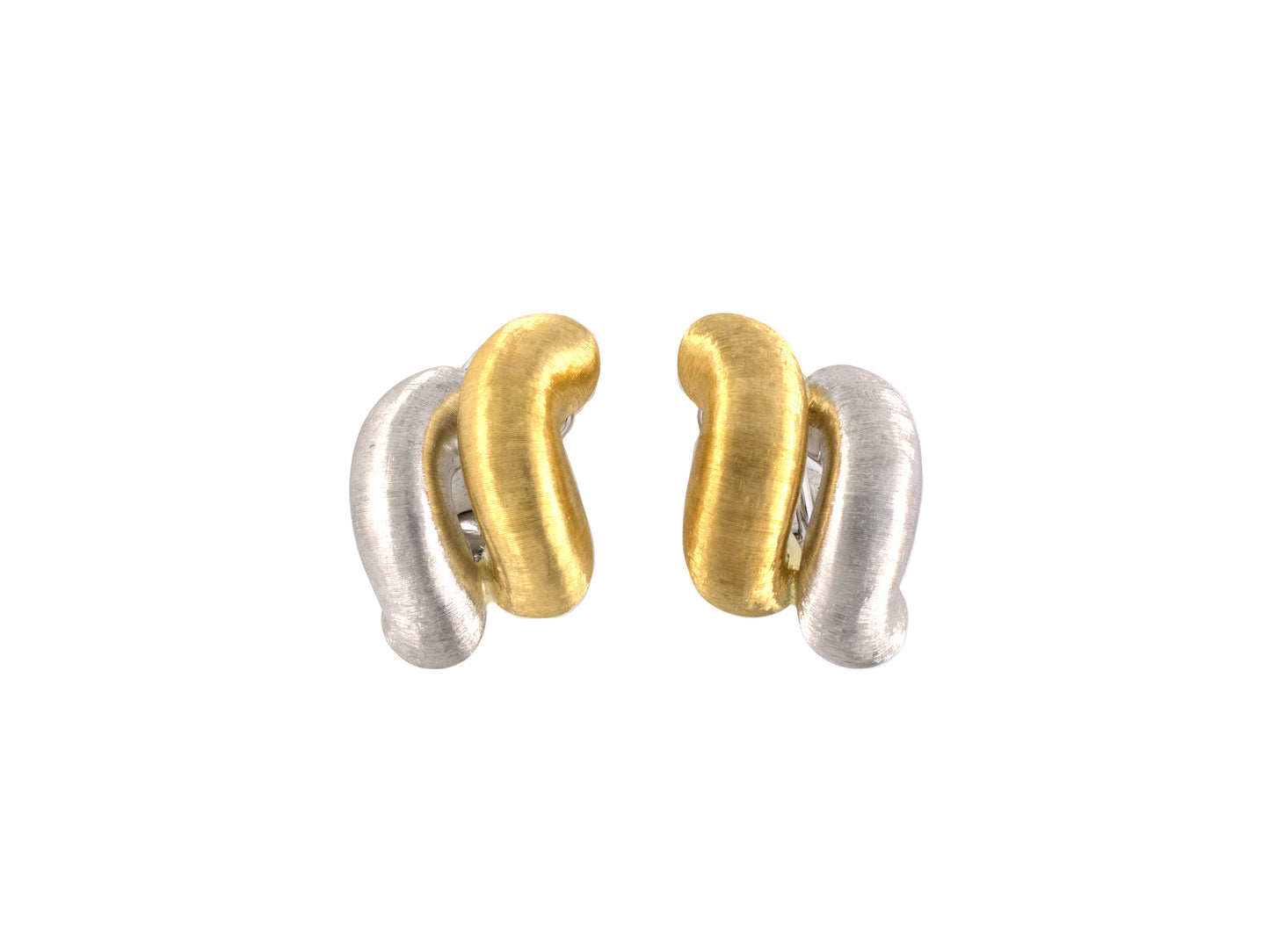 54269 - "Gianmaria" "Buccellati" Gold Earrings