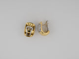 54288 - Gold Diamond Huggie Earring