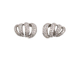 54291 - Gold Diamond Pave Earring