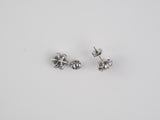 54295 - SOLD - Gold Diamond Cluster Earring