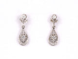 54300 - Gold Diamond Drop Earrings