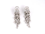 54315 - Gold Diamond Chandelier Waterfall Dangle Drop Earrings