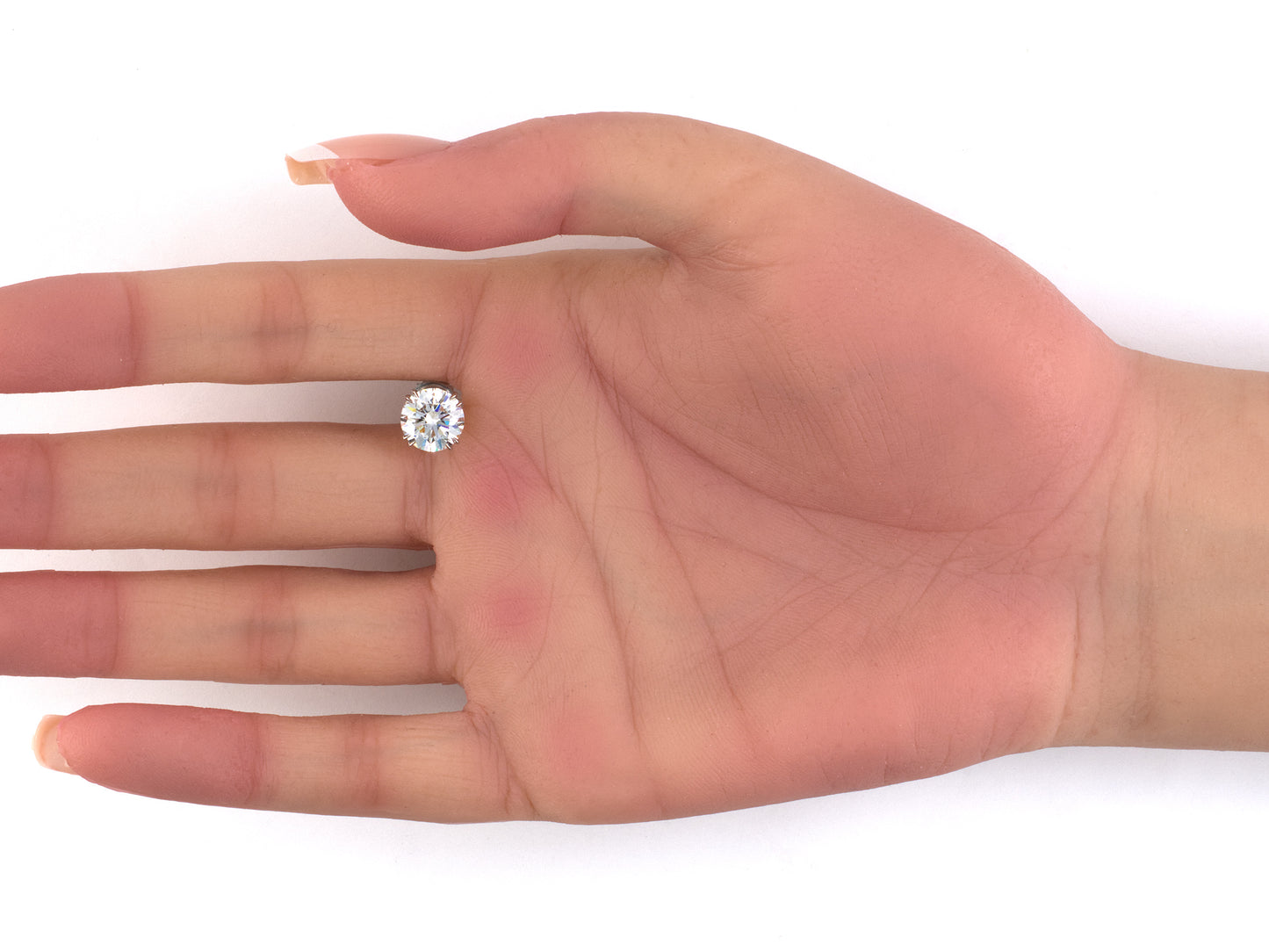 54526 - Platinum GIA Diamond Stud Earrings