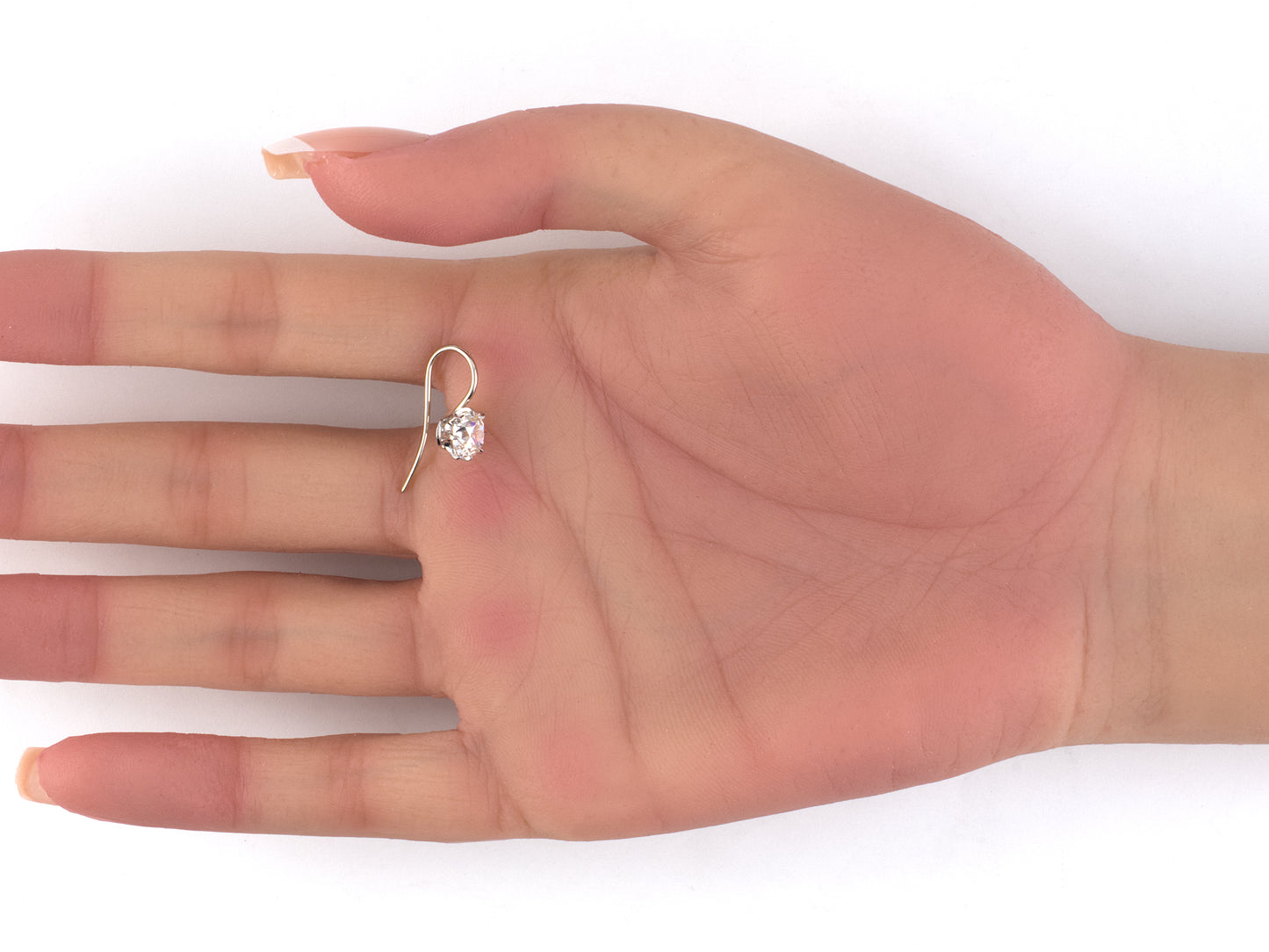 54545 - Platinum Gold GIA Diamond Stud Earrings
