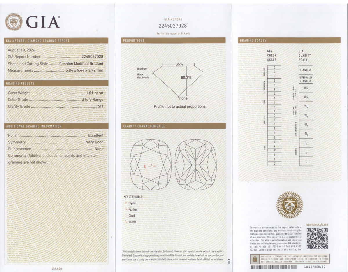 54553 - Gold GIA Diamond 8-Prong Kidney Wire Stud Earrings