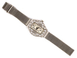 60723 - Circa 1919 Art Deco Paul Ditisheim Platinum Diamond Watch