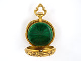 61012 - Art Nouveau Tiffany Gold Diamond Enamel Pendant Watch