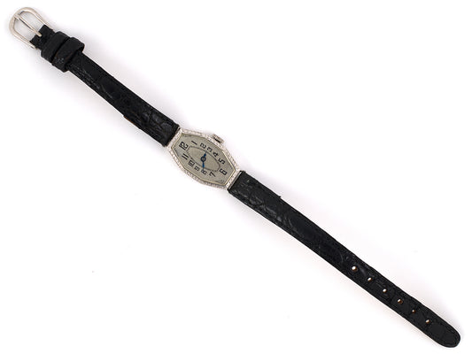 61053 - Art Deco Schulz Gold Octagon Watch
