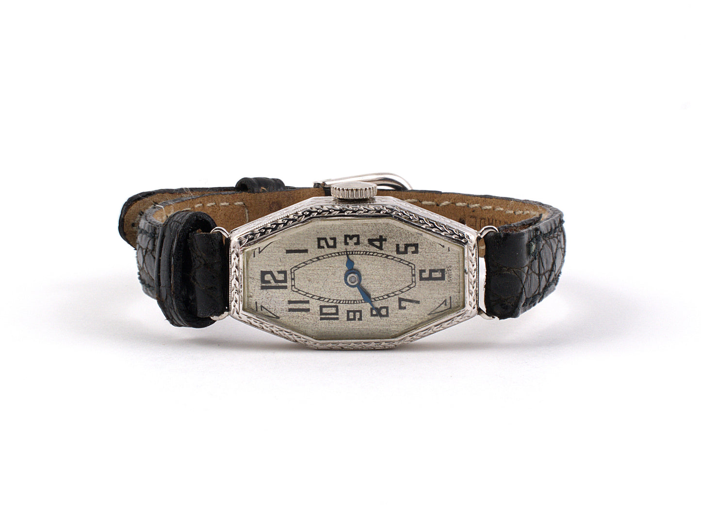 61053 - Art Deco Schulz Gold Octagon Watch