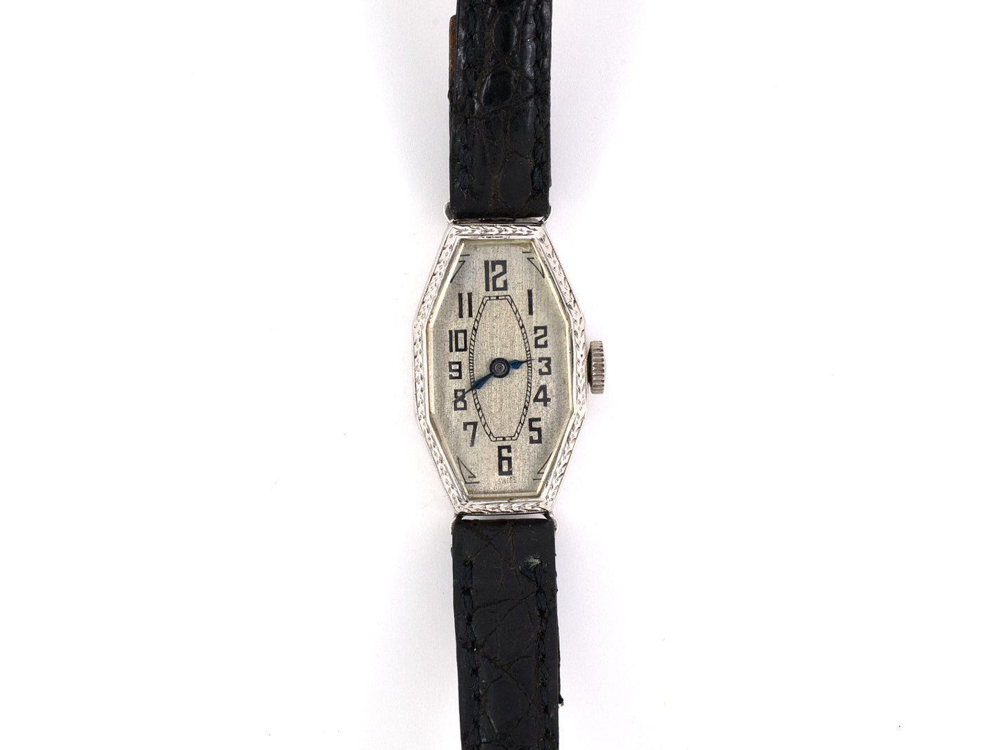 61053 - Art Deco Schulz Gold Octagon Watch