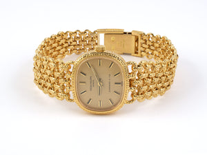 61302 - SOLD - Circa 1972 Patek Philippe Tiffany Gold Lady's Ellipse Watch