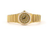 61376 - SOLD - Circa 1980s Piaget Polo Quartz Gold Diamond Bezel And Markers Watch