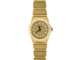 61376 - SOLD - Circa 1980s Piaget Polo Quartz Gold Diamond Bezel And Markers Watch