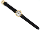 61393 - Circa 1990s Must De Cartier Vermeil 30mm Round Face Quartz Wrist Watch