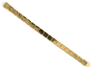 72652 - SOLD - Circa 2002 Tiffany Gold Square Bracelet