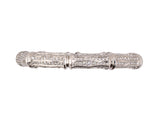 72830 - Cartier Gold Diamond French Bamboo Bracelet