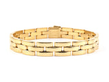 73079 - Cartier Gold French Panther Link Tank Bracelet