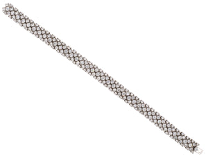 73148 - SOLD - Gold Diamond 5 Row Bracelet