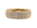 73482 - Gold Diamond Flexible Bracelet