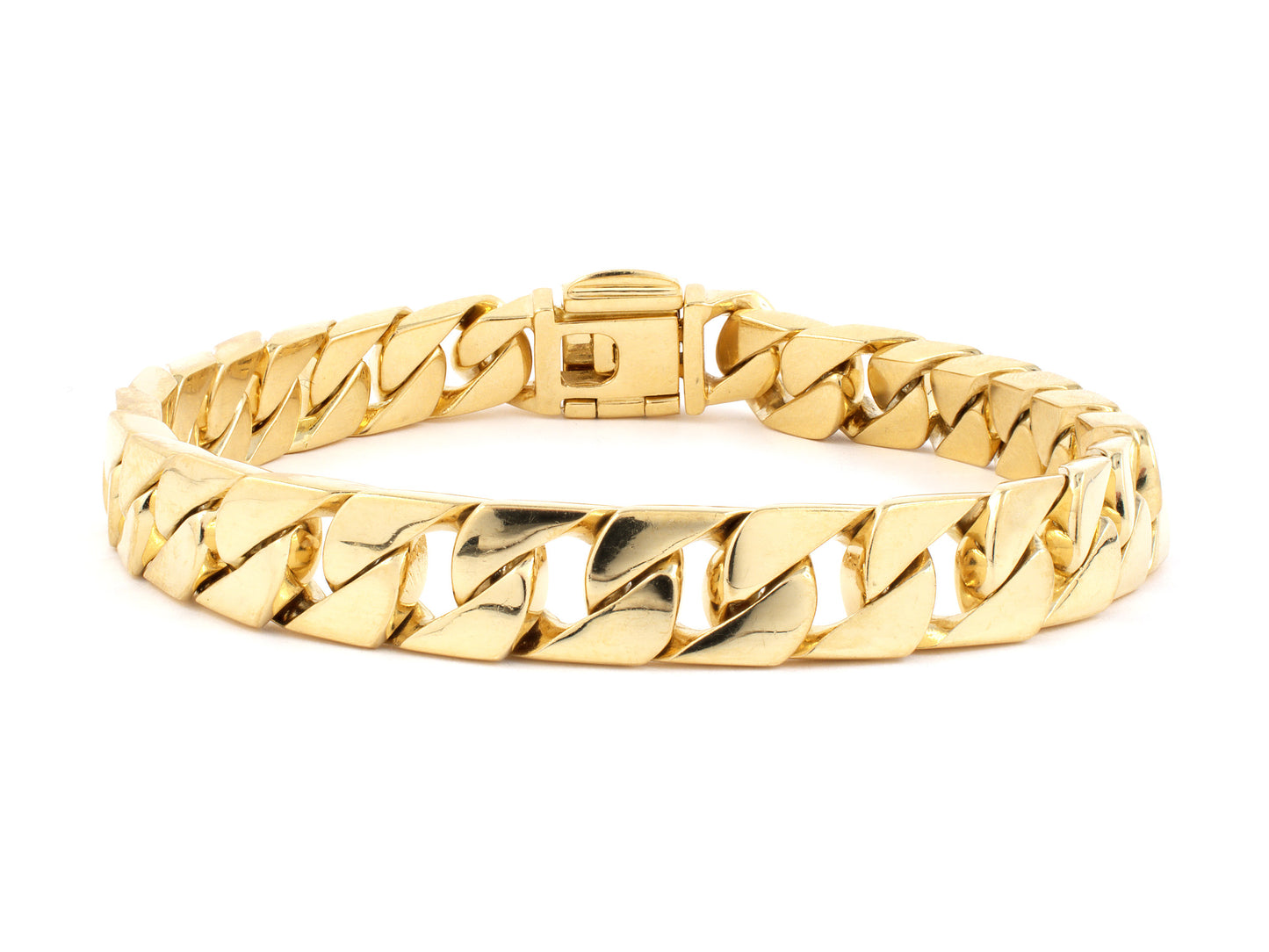 73703 - Tiffany Italy Gold Curb Link Bracelet