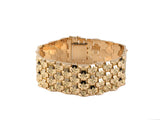 73840 - Circa 1950 Gold Flexible Italy Bracelet
