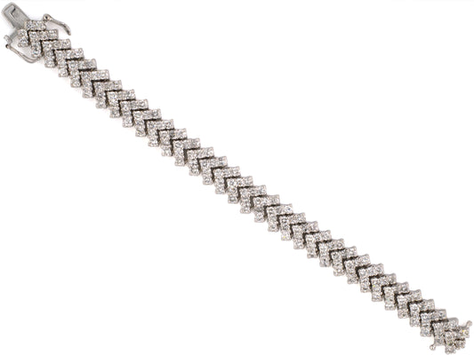 73849 - SOLD - Gold Diamond Bracelet