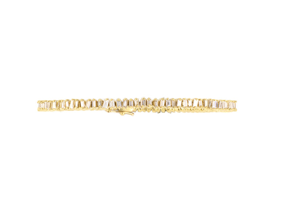 73865 - Gold Diamond Flexible Bracelet