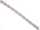 73868 - Gold Diamond  "X" Link Bracelet