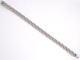 73870 - Gold Diamond Woven Link Bracelet