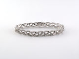 73870 - Gold Diamond Woven Link Bracelet