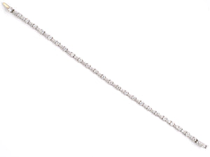 73873 - Gold Diamond Straight-Line Bracelet