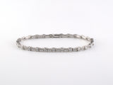 73873 - Gold Diamond Straight-Line Bracelet