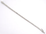 73874 - Gold Diamond Straight Line Tennis Bracelet