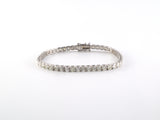 73874 - Gold Diamond Straight Line Tennis Bracelet