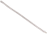 73879 - Gold Diamond Block Straight Line Bracelet