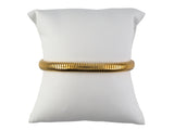 73917 - Circa 1950 Gold Gooseneck Bracelet