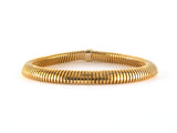 73917 - Circa 1950 Gold Gooseneck Bracelet