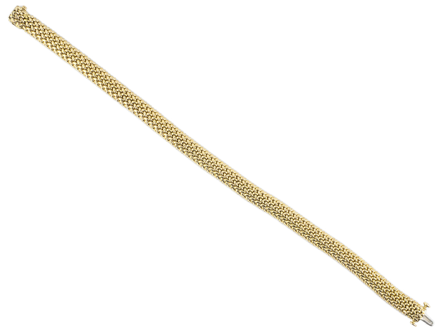 73927 - Gold Woven Mesh Bracelet