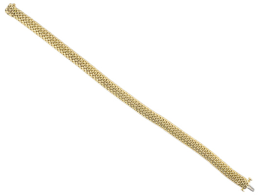 73927 - Gold Woven Mesh Bracelet