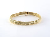 73927 - Gold Woven Mesh Bracelet