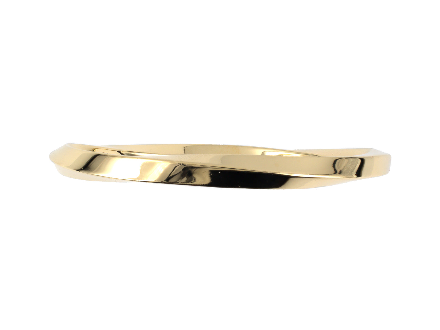 73941 - Tiffany Italy Gold Twisted Bangle Bracelet