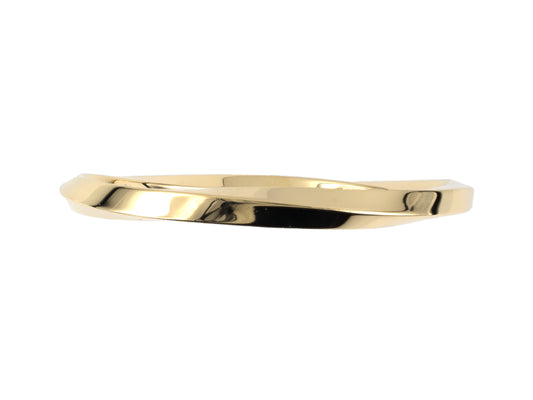 73941 - Tiffany Italy Gold Twisted Bangle Bracelet